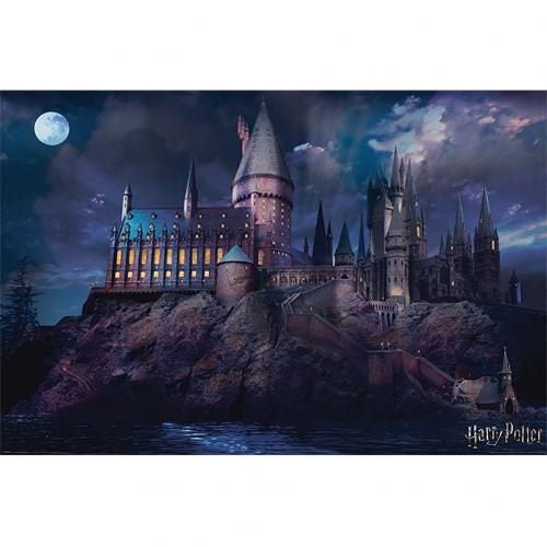 Harry Potter Poster Hogwarts Night 299 Carousel 1