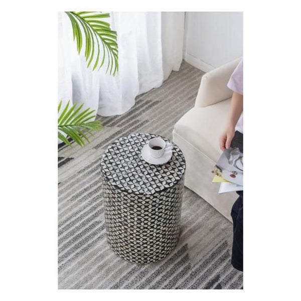 Rembrandt Accent Stool/Table - Black (SE2348) Carousel 4