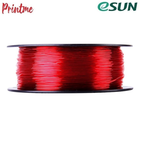 eSUN TPU-95A Transparent Red 1.75mm 3D PRINTER FILAMENT 1kg/2.2lbs Carousel 8
