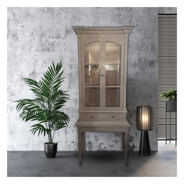 Rembrandt Secretary's Cabinet - Antique Grey (CF8185) Carousel 2