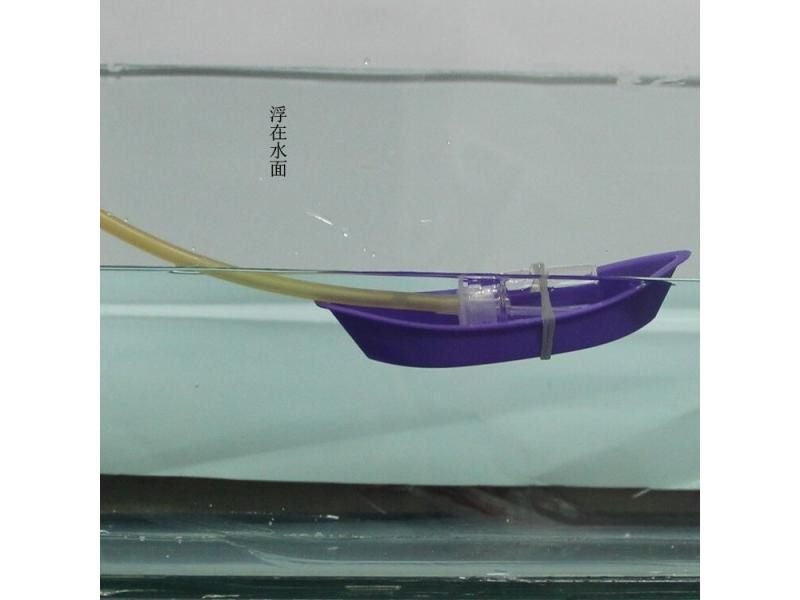 Fun Physics Science Experiment Homemade Experimental Salvage Boat Child Kids Carousel 1