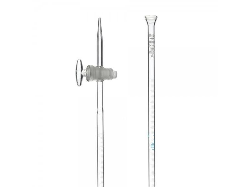 10ml Buret Acid Burette With Glass Stopcock Scales Class A Borosilicate Lab Carousel 1
