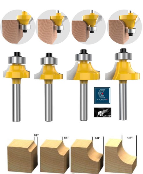 Router Bit Set Corner Rounding Edge Drill Bits Set *Over Stocked* Carousel 1