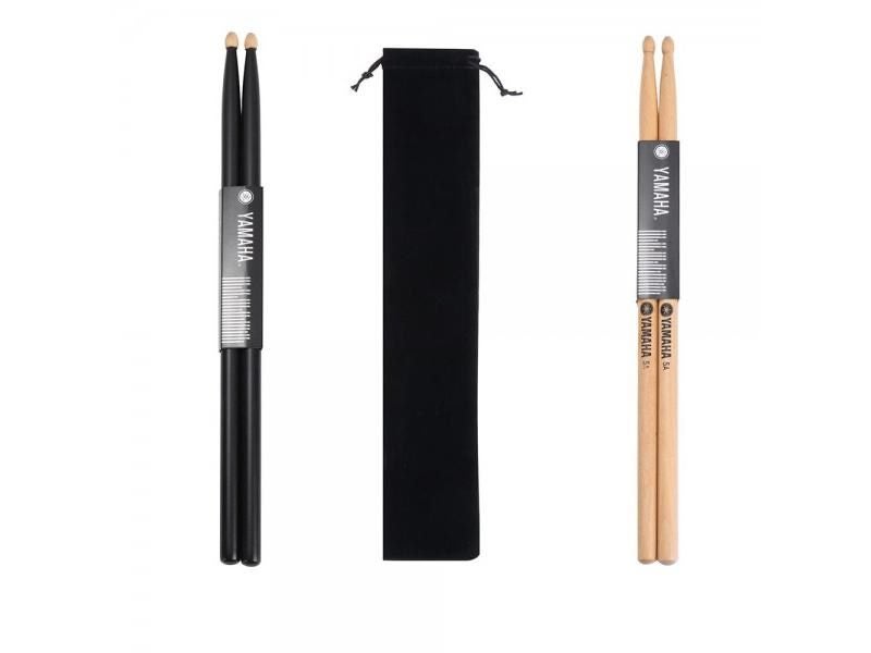 1Pair Black 5A Drum Sticks Classic Maple Wood Drumsticks And Carrying Bag Carousel 2