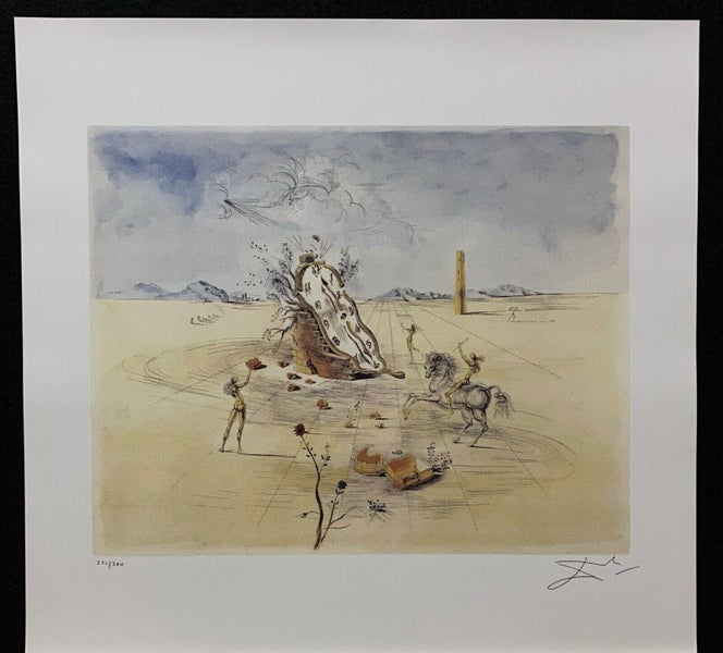 SALVADOR DALI "Cosmic Horseman" Limited Edition Colour Lithograph Carousel 2