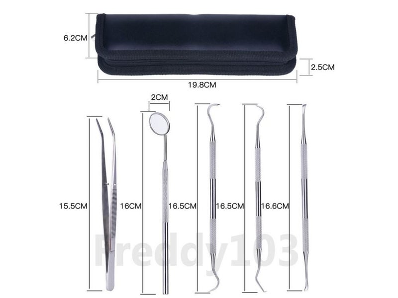 Essential Dental Hygiene Tool Kit with Carry Case63617300045697111