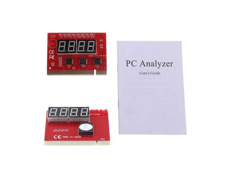 New Computer PCI POST Card Motherboard LED 4-Digit Diagnostic Test PC Analyzer Carousel 1