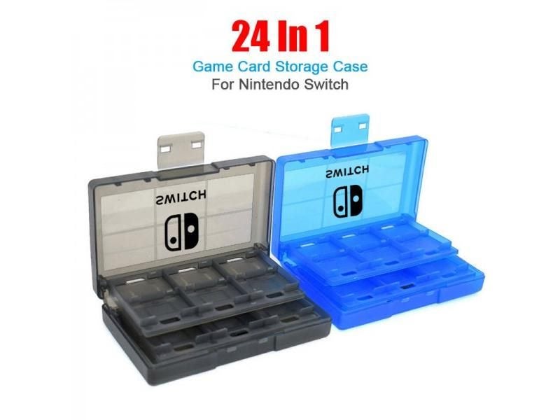 With Logo 24 In 1 Game Cards Case For Nintendo Switch Oled Portable Storage Box Carousel 2