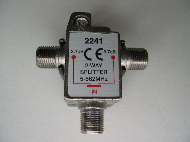 Splitter Satellite DIY Freeview 2way All Power Pass F STV1782P 1x Multia Choice Carousel 2