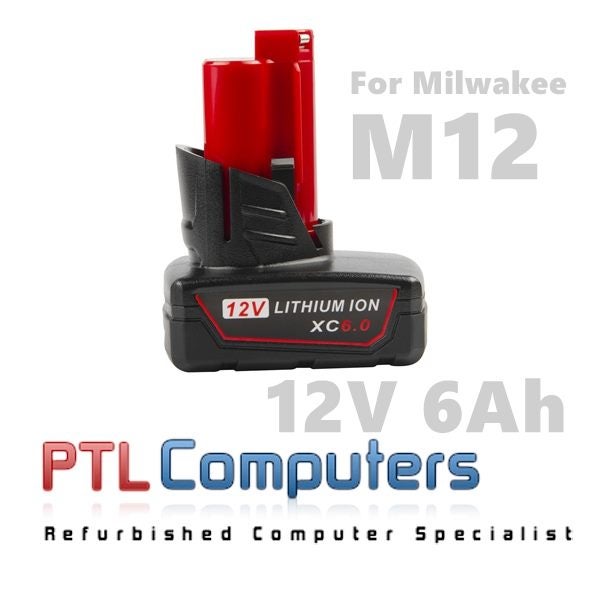 New 6.0Ah 12V Lithium-ion Battery For Milwaukee M12 48-11-2401 48-11-2402 Carousel 1