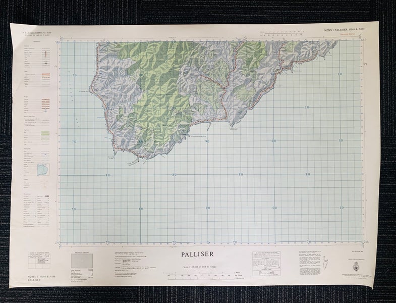 Vintage Palliser Map - Wellington Carousel 1