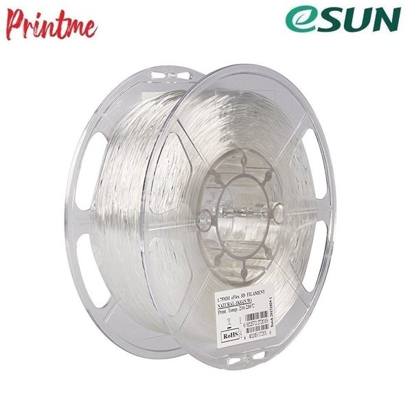 eSUN eFlex Natural 1.75mm 3D PRINTER FILAMENT 1kg/2.2lbs Carousel 1