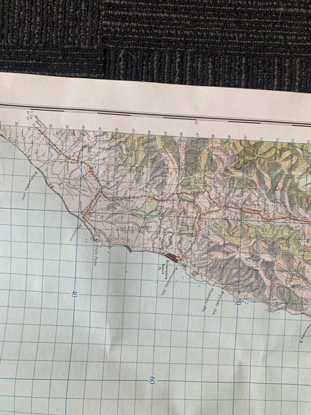 Vintage Whareama Map Carousel 3