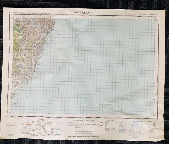 Vintage Whareama Map Carousel 1