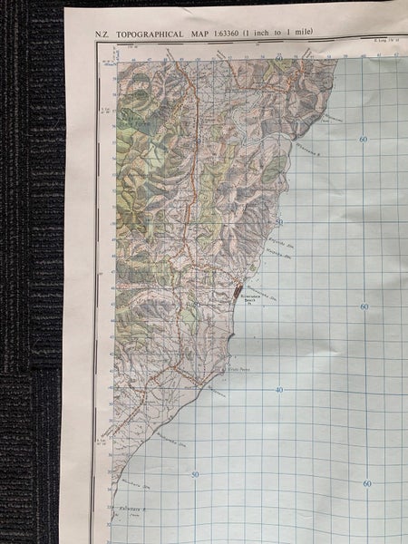 Vintage Whareama Map Carousel 2