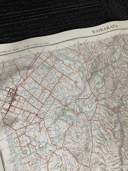 Vintage Wairarapa Map Carousel 2