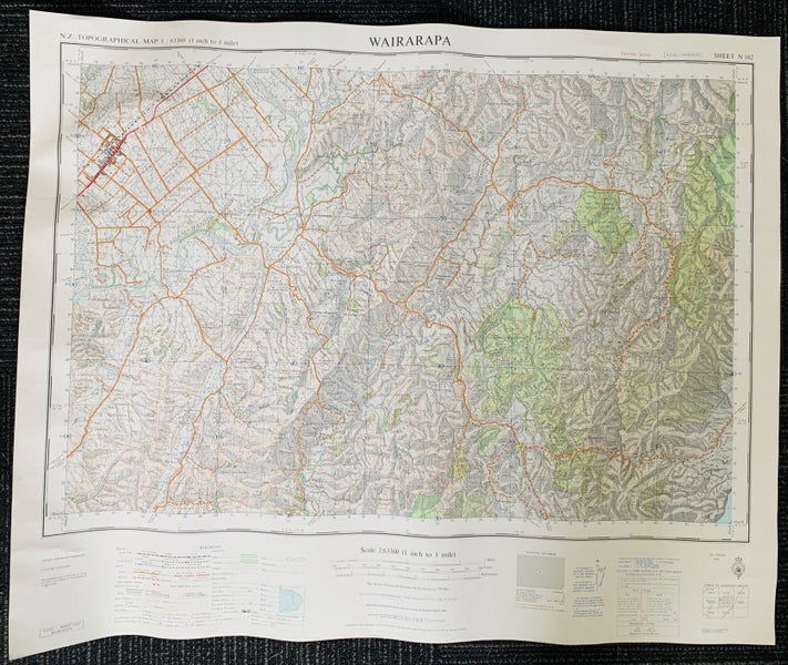 Vintage Wairarapa Map Carousel 1