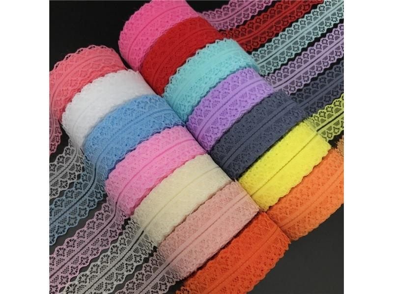 10yards 30mm Lace Ribbon Trim Fabric DIY Embroidered Net Cord For Sewing Carousel 2