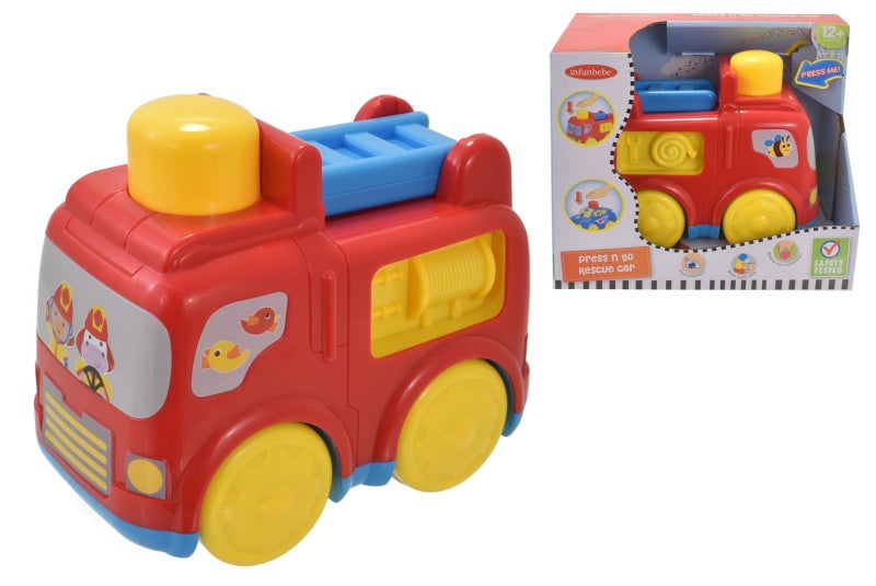Infunbebe My 1st Musical Toy Fire Engine Carousel 1