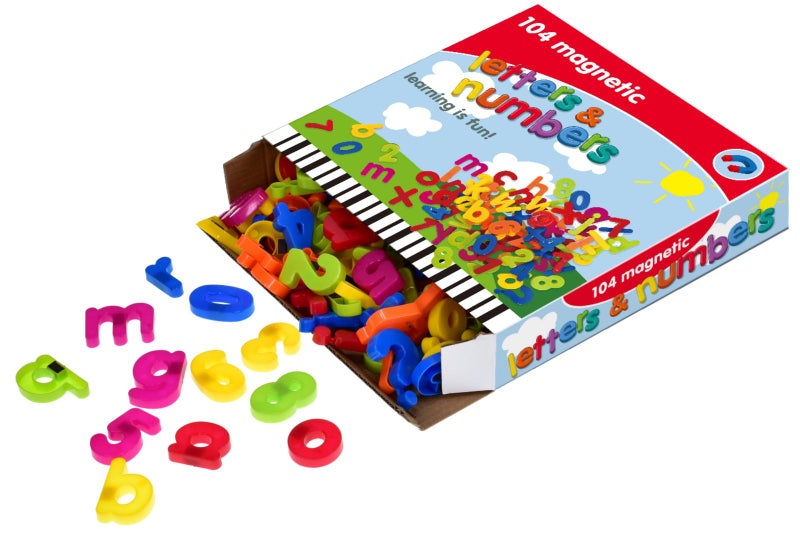 104pc Magnetic Letters & Numbers Carousel 1