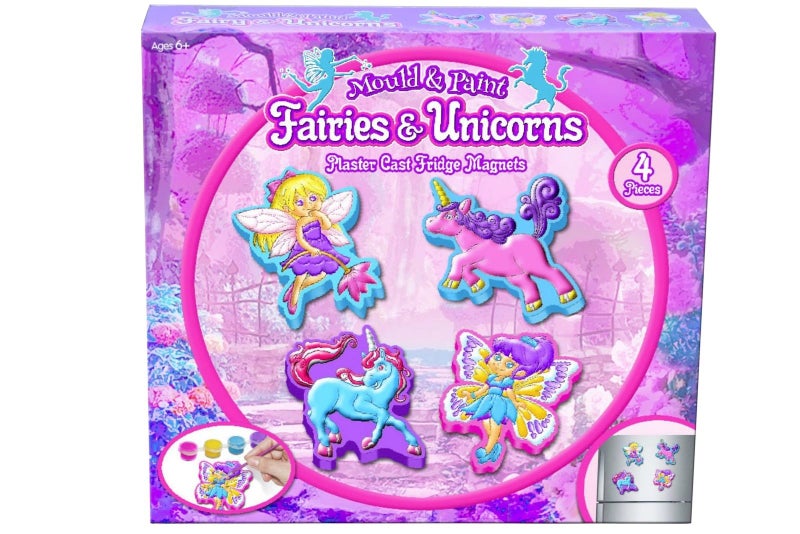 Fairies & Unicorns Plaster Cast Fridge Magnets Carousel 1