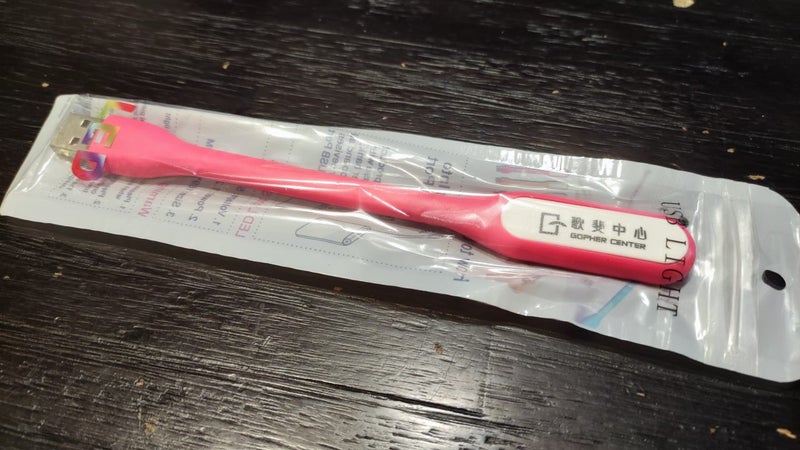 $1 Reserve Gopher Center Flexible USB LED Pink Carousel 1