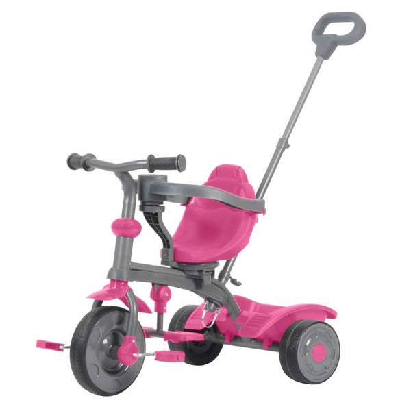 Trike Star 10m+ Kids Trike 3In1 Ride On Push Parent Handle Pedal Tricycle Pink Carousel 1