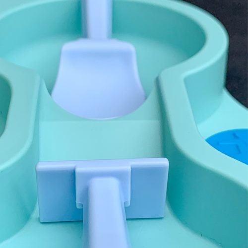 CONSTRUCTIVE BABY PLATE & CUTLERY SET - TEAL Carousel 6