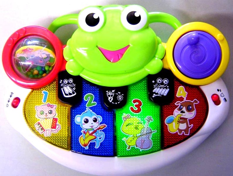 Frog Piano and Projector - Floor, Cot or Buggy - PRICE REDUCED Carousel 4