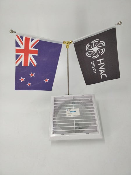 HYVENT Fixed Louvre Grille 150dia Carousel 1