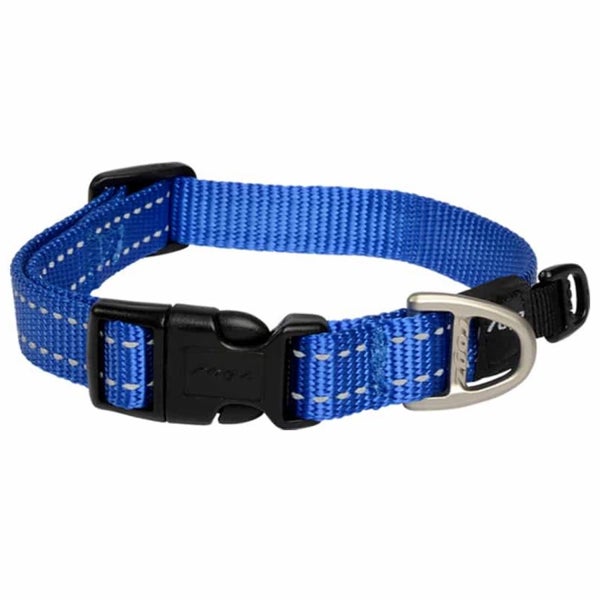 ROGZ DOG COLLAR LUMBERJACK XTRA LARGE 25mm 43 - 70CM BLUE Carousel 1