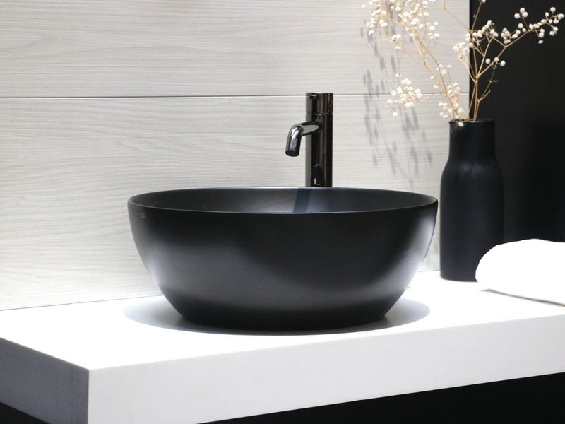 Pura 42 Round Vessel Basin Matt Black *Run Out Model* Was $1049 Carousel 2