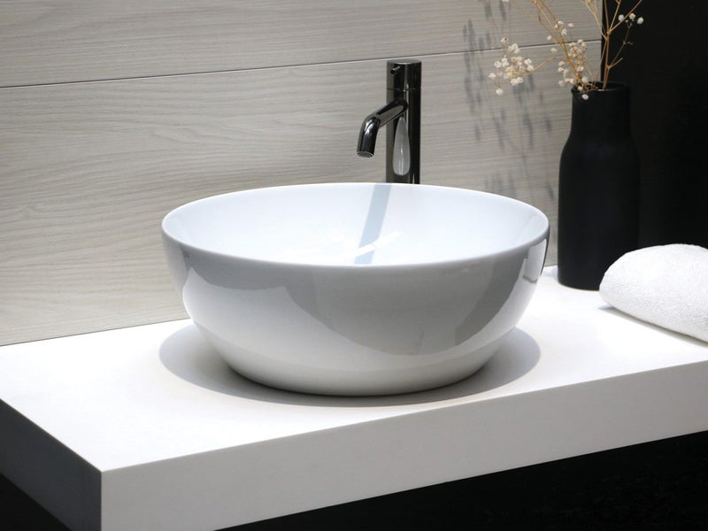 Pura 42 Round Vessel Basin White *Run Out Model* Was $699 Carousel 1