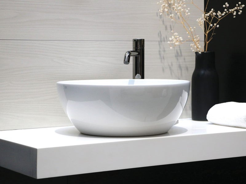 Pura 42 Round Vessel Basin White *Run Out Model* Was $699 Carousel 2