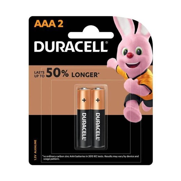 Duracell Alkaline AAA Battery Pack of 2 (DU02102NZ) Carousel 1