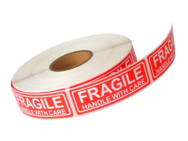 1000Pcs Fragile Stickers Warning Shipping Label Stickers Rolll (B02)63617603206401113