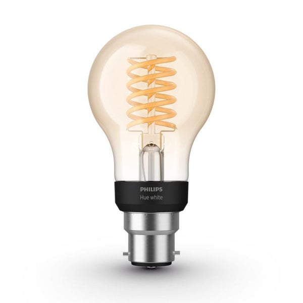 Philips Hue 11cm Smart Light LED Bulb Globe Filament A60 B22 w Bluetooth White Carousel 1