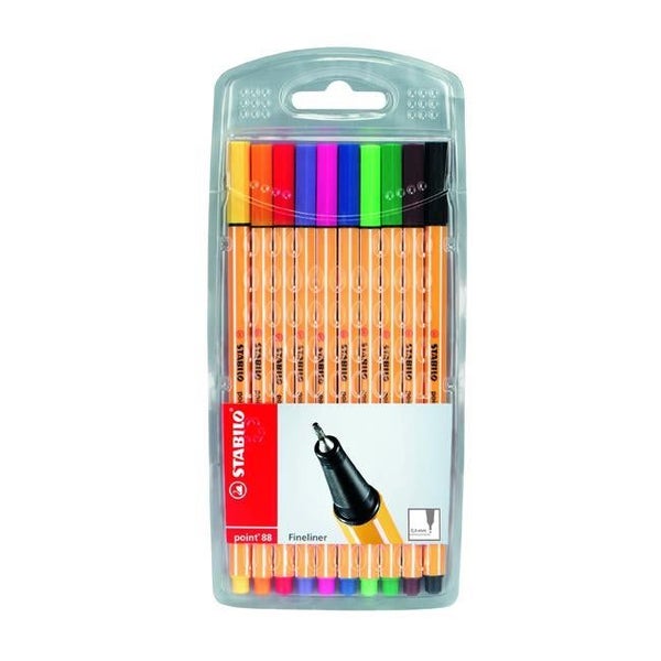 Stabilo point 88 fineliner asstd wallet 10 Carousel 1