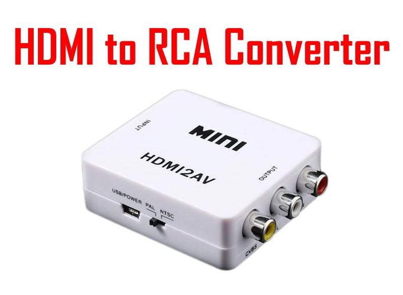 PTN HDMI to RCA Converter AV 1080P HDMI to 3RCA AV Converter Carousel 1