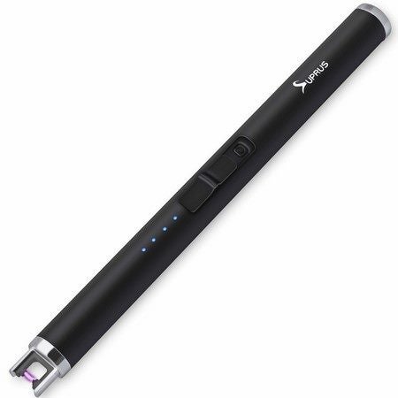 Electric Lighter Rechargeable Arc Lighter with LED Battery Flexible Neck USB Carousel 1