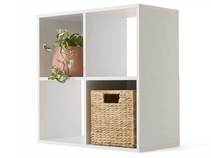 4 Cube Storage Unit - White Carousel 3