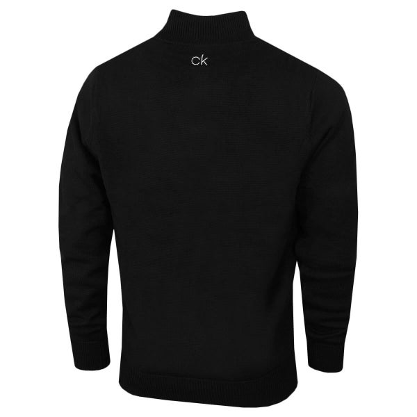 Calvin Klein Mens Lined Chunky Windproof Lined 1/2 Zip Sweater Carousel 2