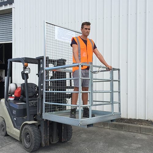 Forklift Access Safety Cage (Certified) Carousel 2