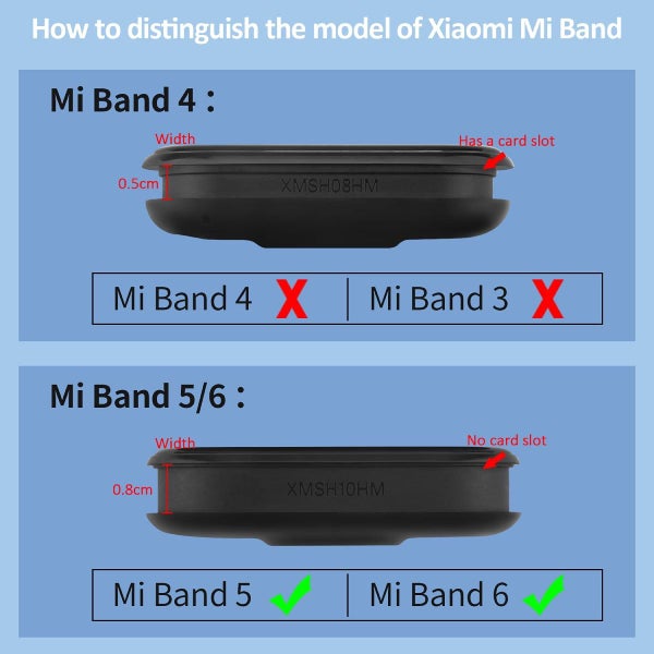 Xiaomi Mi Band 5/6 Strap, 5 Colours Carousel 2