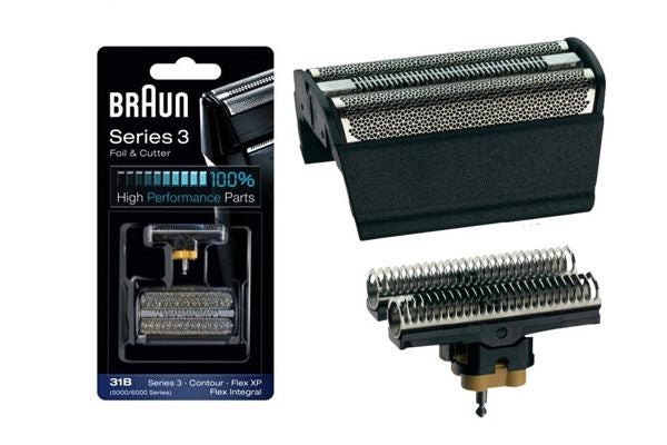BRAUN 31B SERIES 3 FOIL & CUTTER REPLACEMENT FOR 5000/6000 SERIES SHAVERS Carousel 1