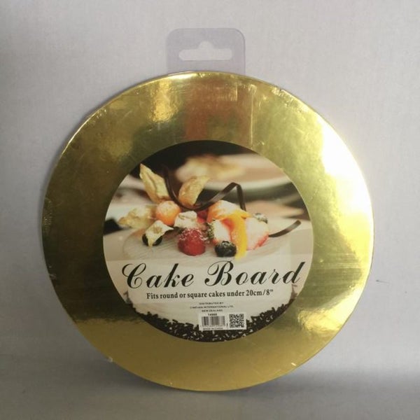 Cake Board - Round Gold 20cm (30pcs) Carousel 1