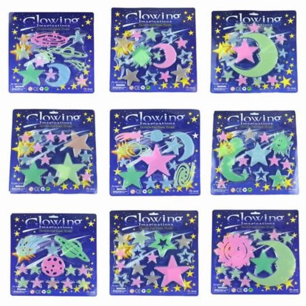 Stickers - Glowing (10 Packs) Carousel 1