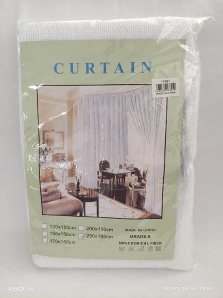 Net Curtain - 2.3m (Set of 12) Carousel 1