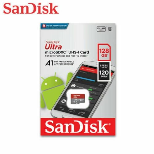 SanDisk Ultra 128GB Micro SD Card SDXC A1 UHS-I 120MB/s Mobile Phone TF Memory Carousel 2