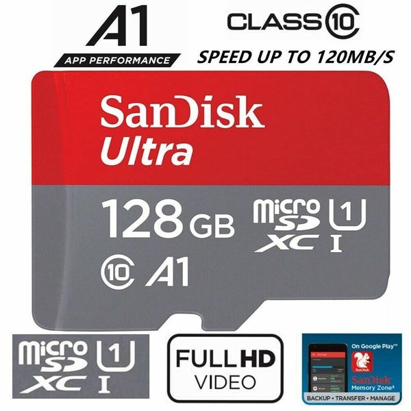 SanDisk Ultra 128GB Micro SD Card SDXC A1 UHS-I 120MB/s Mobile Phone TF Memory Carousel 3